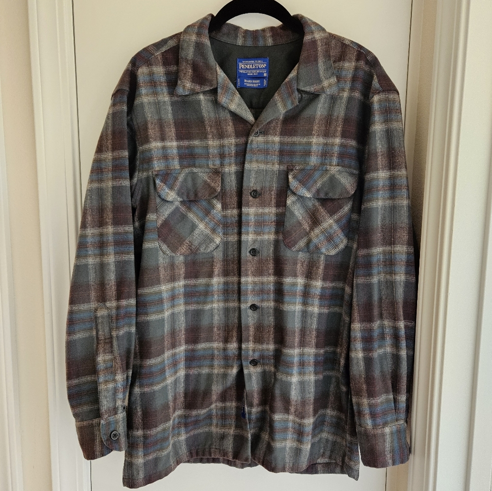 Men's PENDLETON Board Shirt - 1992 Archive Plaid - Washable Wool
